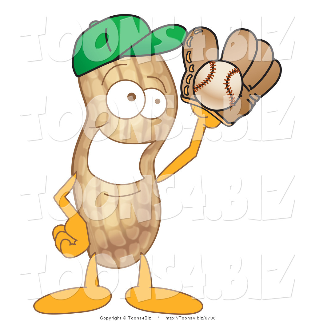 vector-illustration-of-a-cartoon-peanut-