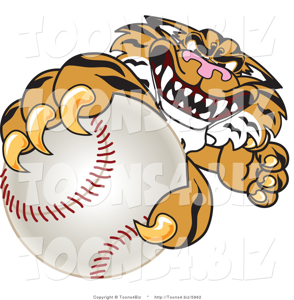 tiger baseball clipart - photo #28