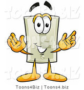 Illustration of a Cartoon Light Switch Mascot with Welcoming Open Arms by Mascot Junction