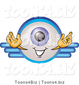 Illustration of a Eyeball Mascot on a Business Logo by Mascot Junction