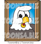 Vector Illustration of a Bald Eagle Mascot Portrait by Mascot Junction