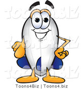 Vector Illustration of a Blimp Mascot Pointing at the Viewer by Mascot Junction