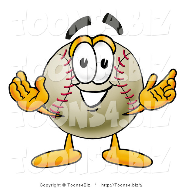 Illustration of a Friendly Baseball