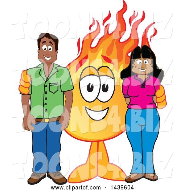 Vector Illustration of a Cartoon Comet Mascot with Happy Parents or Teachers