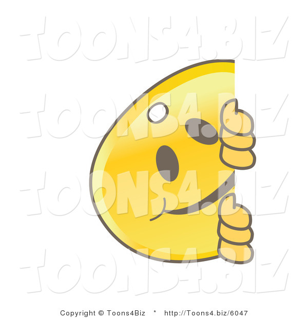 Vector Illustration of a Gold Cartoon Key Mascot Smiling Around a Blank Sign