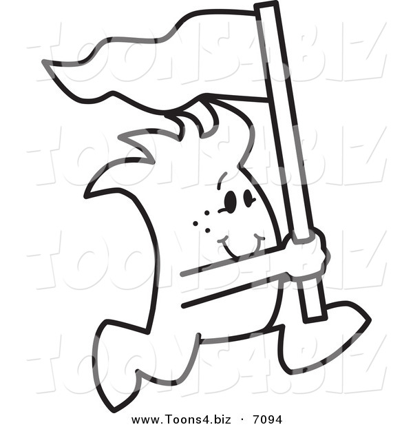 Vector Illustration of a Guy Leading Charge