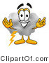 Illustration of a Cartoon Cloud Mascot with Welcoming Open Arms by Mascot Junction