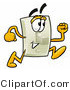 Illustration of a Cartoon Light Switch Mascot Running by Mascot Junction