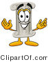 Illustration of a Cartoon Pillar Mascot with Welcoming Open Arms by Mascot Junction