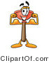 Illustration of a Cartoon Plunger Mascot Flexing His Arm Muscles by Mascot Junction