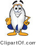 Vector Illustration of a Blimp Mascot Pointing at the Viewer by Mascot Junction