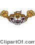 Vector Illustration of a Cartoon Cheetah Mascot Lurching Forward by Mascot Junction