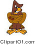 Vector Illustration of a Cartoon Falcon Mascot Character with an Angry Expression by Mascot Junction