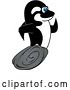 Vector Illustration of a Cartoon Killer Whale Orca Mascot Running by Mascot Junction