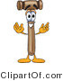 Vector Illustration of a Cartoon Mallet Mascot with Welcoming Open Arms by Mascot Junction