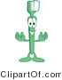Vector Illustration of a Cartoon Toothbrush Mascot by Mascot Junction