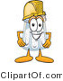 Vector Illustration of a Salt Shaker Mascot Wearing a Helmet by Mascot Junction