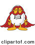 Vector Illustration of an Egg Mascot Super Hero by Mascot Junction