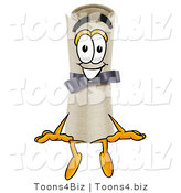 Illustration of a Cartoon Diploma Mascot Sitting by Toons4Biz