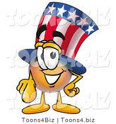 Illustration of a Cartoon Uncle Sam Mascot Pointing at the Viewer by Mascot Junction