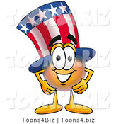 Illustration of a Cartoon Uncle Sam Mascot with His Hands on His Hips by Toons4Biz
