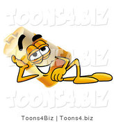 Illustration of a Construction Safety Barrel Mascot Resting His Head on His Hand by Toons4Biz