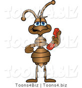 Vector Illustration of a Cartoon Ant Mascot by Toons4Biz