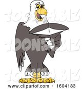 Vector Illustration of a Cartoon Bald Eagle Mascot by Toons4Biz