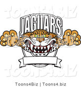 Vector Illustration of a Cartoon Jaguars Mascot Logo by Mascot Junction