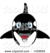 Vector Illustration of a Cartoon Killer Whale Orca Mascot by Mascot Junction