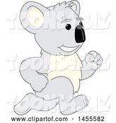Vector Illustration of a Cartoon Koala Bear Mascot Running by Mascot Junction