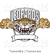 Vector Illustration of a Cartoon Leopards Mascot Logo by Mascot Junction