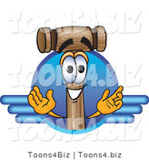 Vector Illustration of a Cartoon Mallet Mascot Logo by Mascot Junction