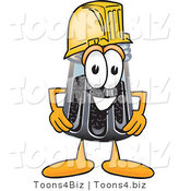 Vector Illustration of a Cartoon Pepper Shaker Mascot Wearing a Helmet by Toons4Biz