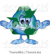 Vector Illustration of a Cartoon Recycle Mascot by Toons4Biz