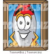 Vector Illustration of a Cartoon Rocket Mascot Portrait by Mascot Junction