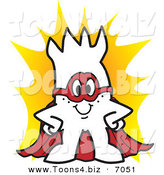 Vector Illustration of a Guy Super Hero by Mascot Junction