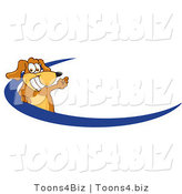 Vector Illustration of a Hound Dog Mascot Logo by Toons4Biz