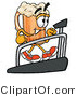 Illustration of a Beer Mug Mascot Walking on a Treadmill in a Fitness Gym by Mascot Junction