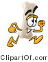 Illustration of a Bone Mascot Running by Mascot Junction