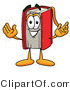 Illustration of a Book Mascot with Welcoming Open Arms by Mascot Junction