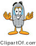 Illustration of a Cartoon Cellphone Mascot with Welcoming Open Arms by Mascot Junction