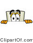 Illustration of a Cartoon Light Switch Mascot Peeking over a Surface by Mascot Junction