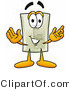 Illustration of a Cartoon Light Switch Mascot with Welcoming Open Arms by Mascot Junction