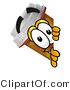 Illustration of a Cartoon Pill Bottle Mascot Peeking Around a Corner by Mascot Junction