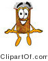 Illustration of a Cartoon Pill Bottle Mascot Sitting by Mascot Junction