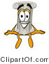 Illustration of a Cartoon Pillar Mascot Sitting by Mascot Junction