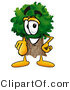 Illustration of a Cartoon Tree Mascot Pointing at the Viewer by Mascot Junction