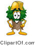 Illustration of a Cartoon Tree Mascot Wearing a Helmet by Mascot Junction