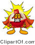 Illustration of a Fishing Bobber Mascot Dressed As a Super Hero by Mascot Junction